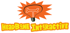Headbone Interactive logo, horizontal lockup